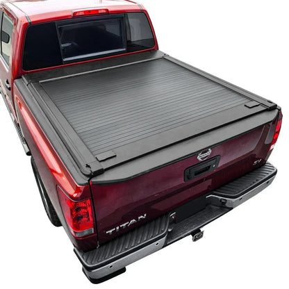 SYNETICUSA Explore Starter Kit - MR Retractable PRO Tonneau Cover + 8 Pcs Truck Bed Light Kit