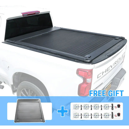 SYNETICUSA Explore Starter Kit - MR Retractable PRO Tonneau Cover + 8 Pcs Truck Bed Light Kit