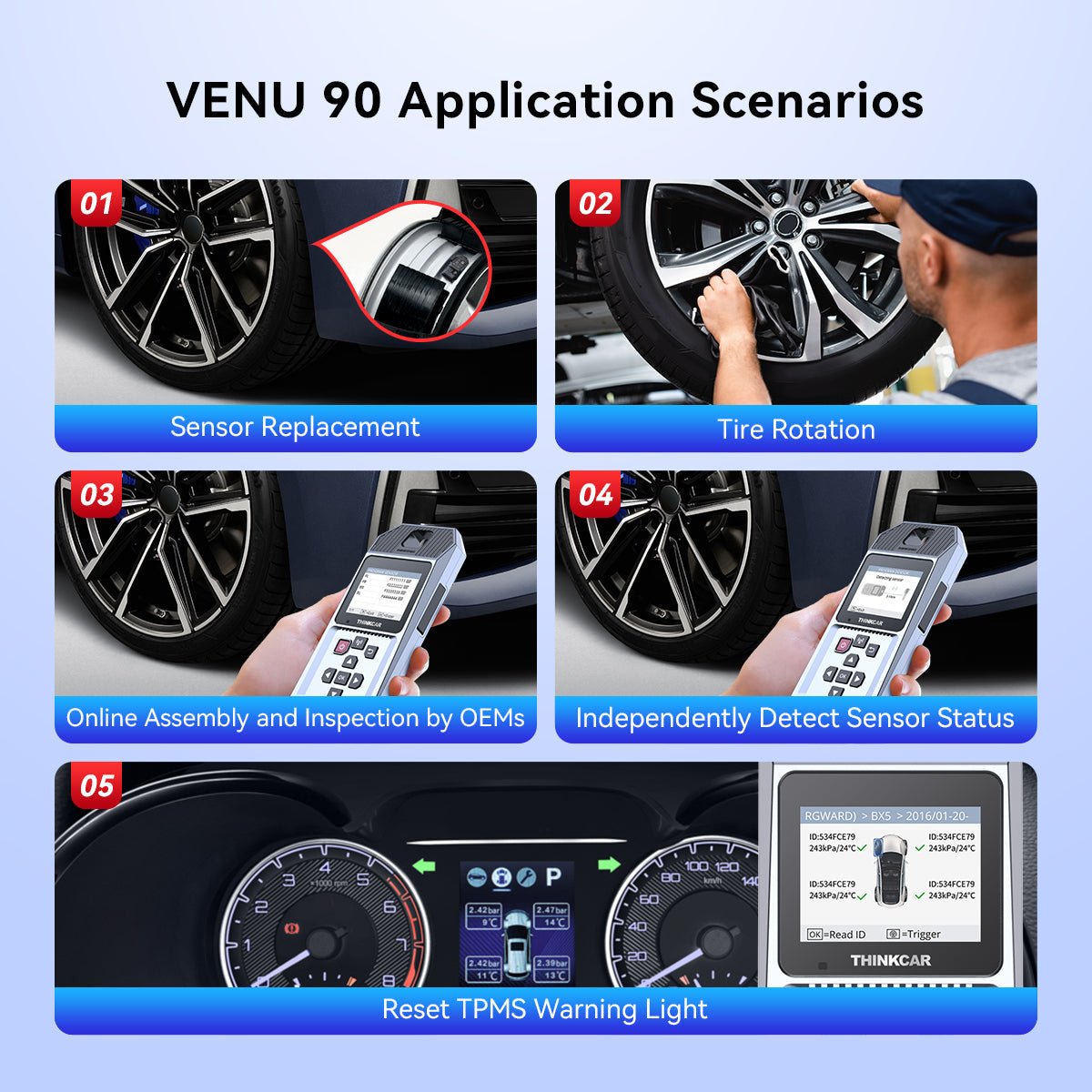 THINKCAR VENU 90 TPMS Activation & Diagnostic Tool