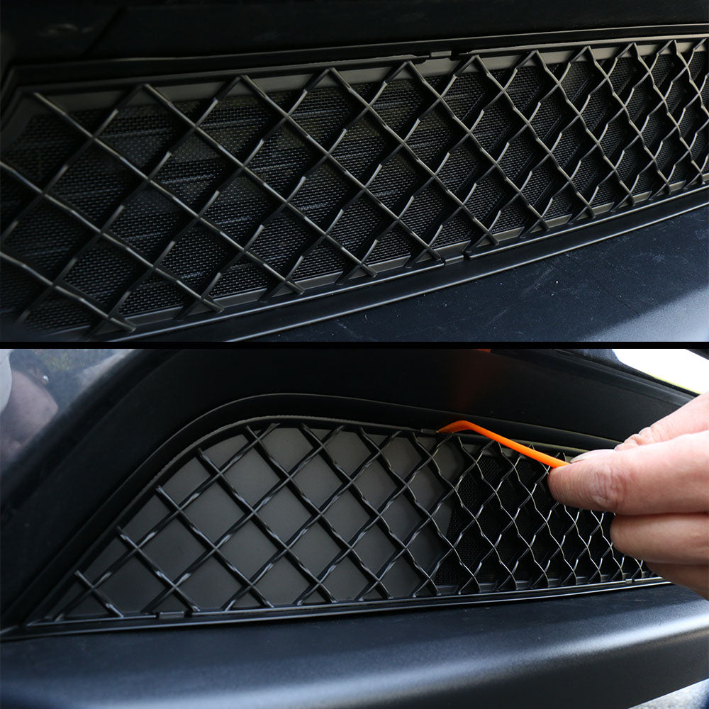 Yeslak 2025+ Tesla Model Y Juniper Front Bumper Grille Insert – Premium Debris Guard / Removable Wire Gauze