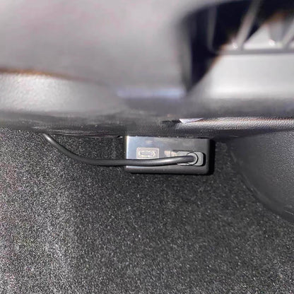 Yeslak Tesla Wireless Charging Phone Mount for Model 3/Y – OBD-II Power & Steering Wheel Installation