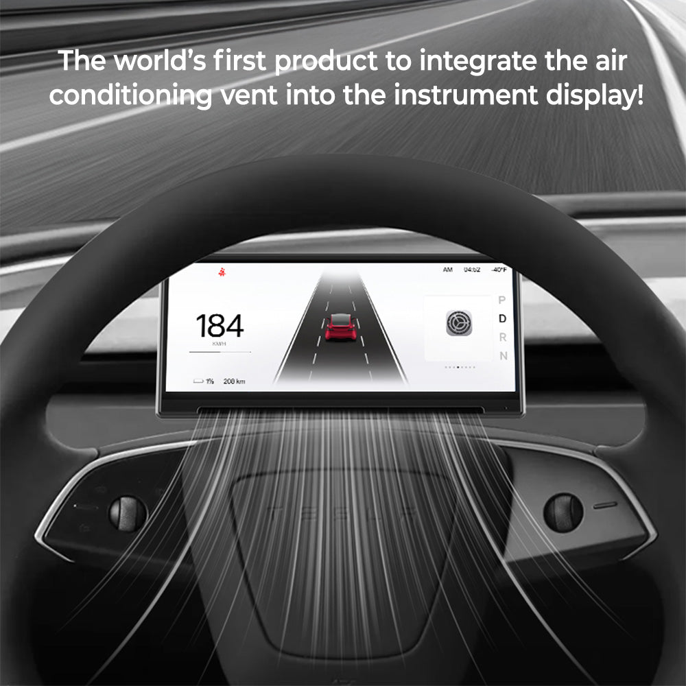Yeslak Tesla 8.9" CarPlay / Android Auto Instrument Cluster for Model 3/Y (2024+ Model 3, 2025 Model Y)
