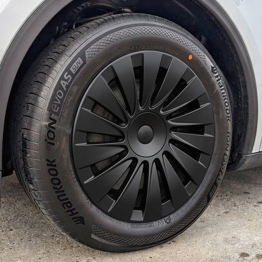 Yeslak Tesla Induction Style Wheel Covers for 2026+ Model Y Juniper Standard 18" Aperture Wheels