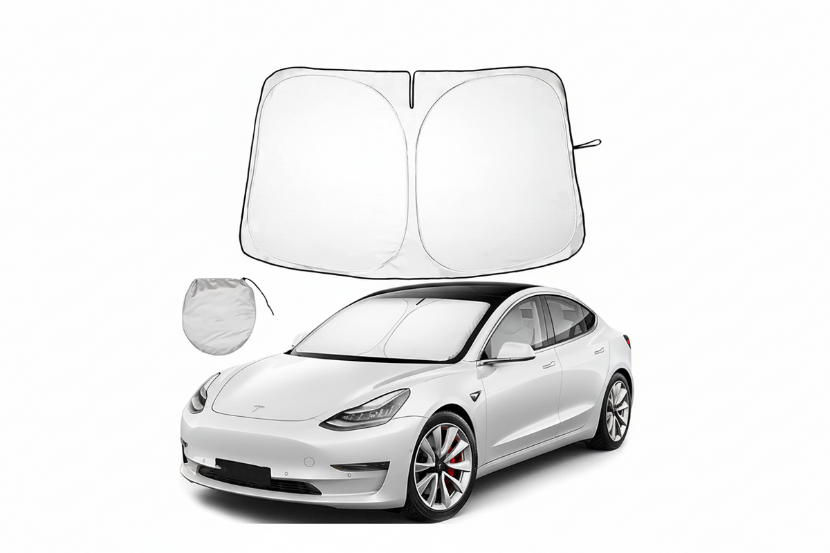 Yeslak Bundle: Front + Sunroof Sunshades for Tesla Model Y Juniper (2025+)
