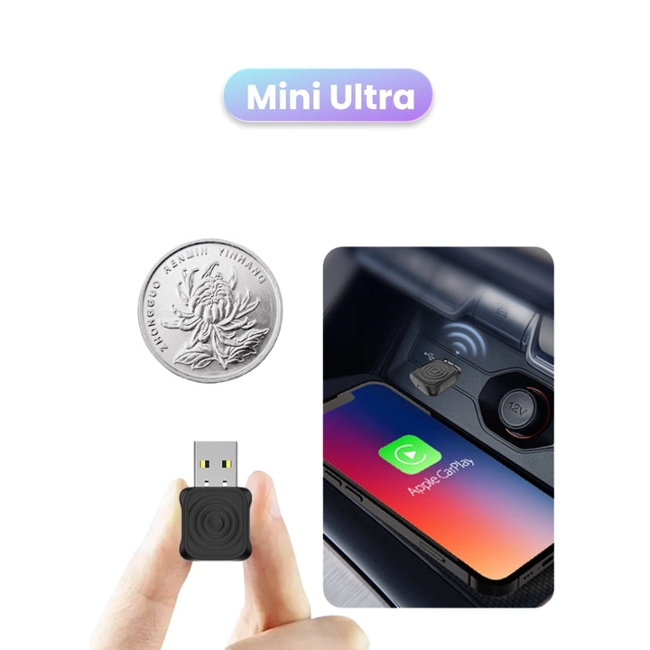 Carlinkit Mini Ultra compact wireless CarPlay adapter