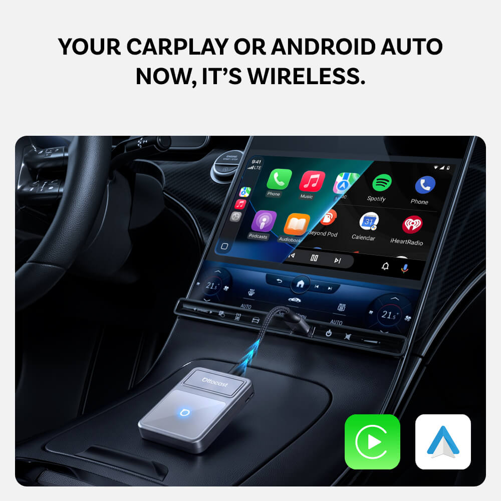 Ottocast U2Air Edge Wireless CarPlay/Android Auto Adapter