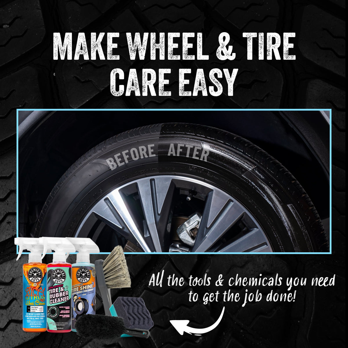 Chemical Guys Wheel & Tire Complete Clean Kit