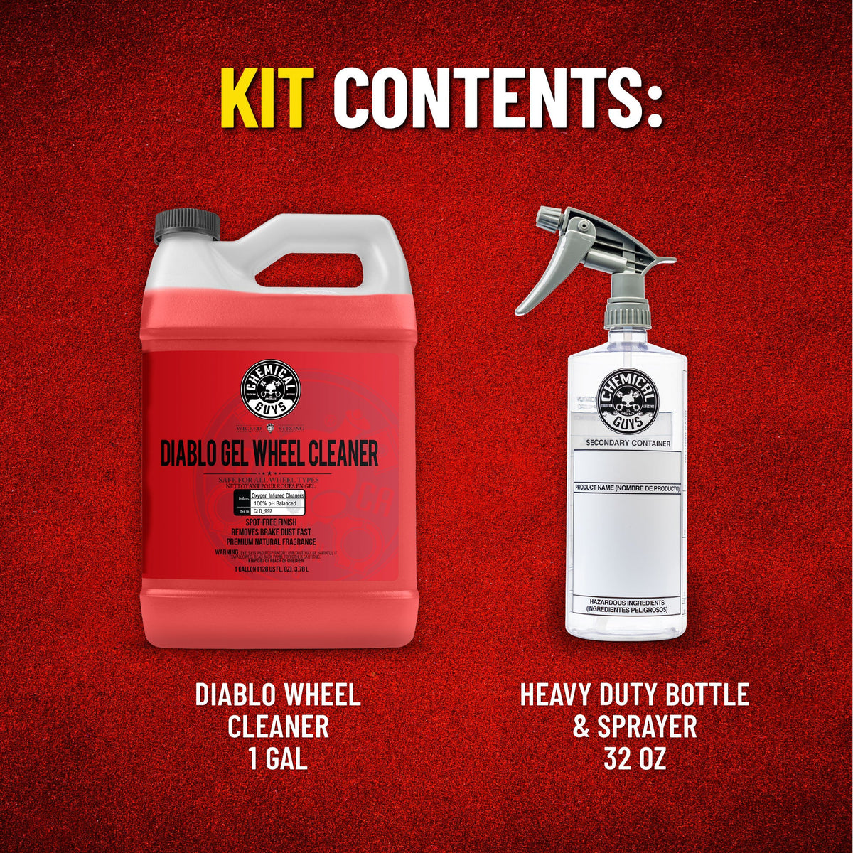 Chemical Guys Diablo Wheel Cleaning Concentrate Bundle