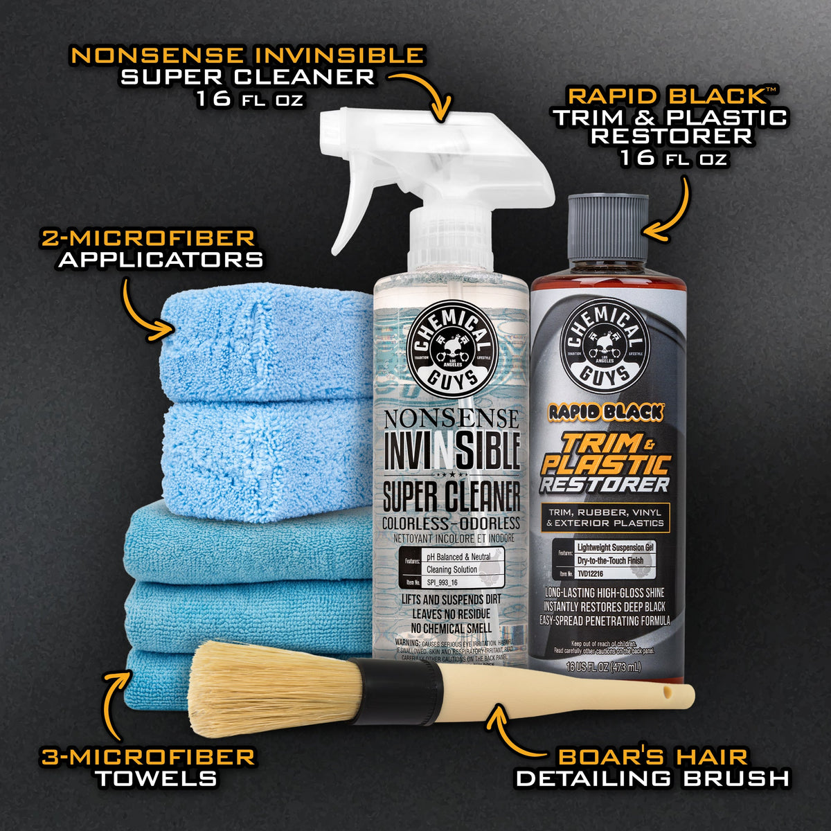 Chemical Guys Exterior Trim Restore Kit