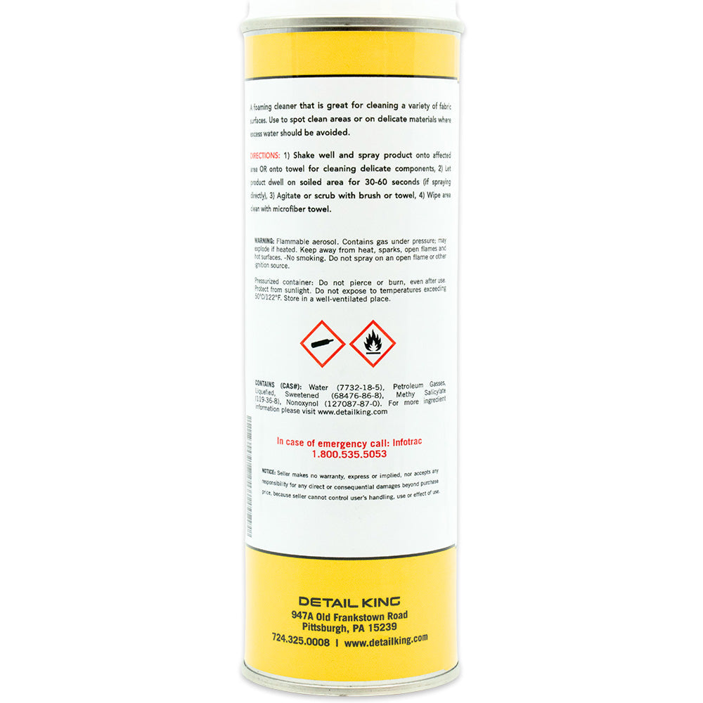 Quest Specialty Corporation Automotive Velour Upholstery Cleaner