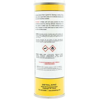 Quest Specialty Corporation Automotive Velour Upholstery Cleaner