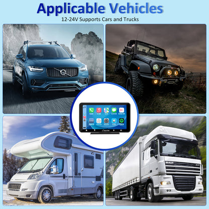CARPURIDE W708 Wireless Portable Car Stereo