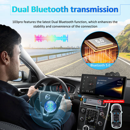CARPURIDE W103 Pro 10.3in Smart Car Display with Backup Camera - image 4