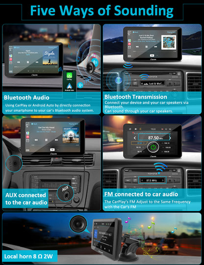 CARPURIDE W701 Pro 7in Smart Car Display with Backup Camera - image 5