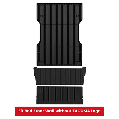 LASFIT Fit for 2024-2026 Toyota Tacoma 5FT or 6FT Heavy Duty Truck Bed Mat or Tailgate Mat or Front Panel Mat