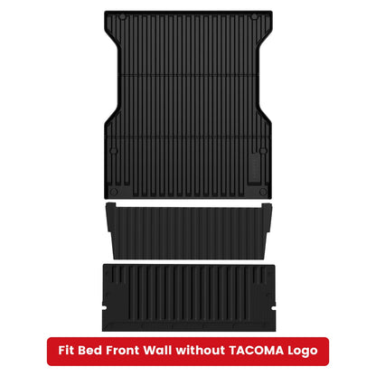 LASFIT Fit for 2024-2026 Toyota Tacoma 5FT or 6FT Heavy Duty Truck Bed Mat or Tailgate Mat or Front Panel Mat