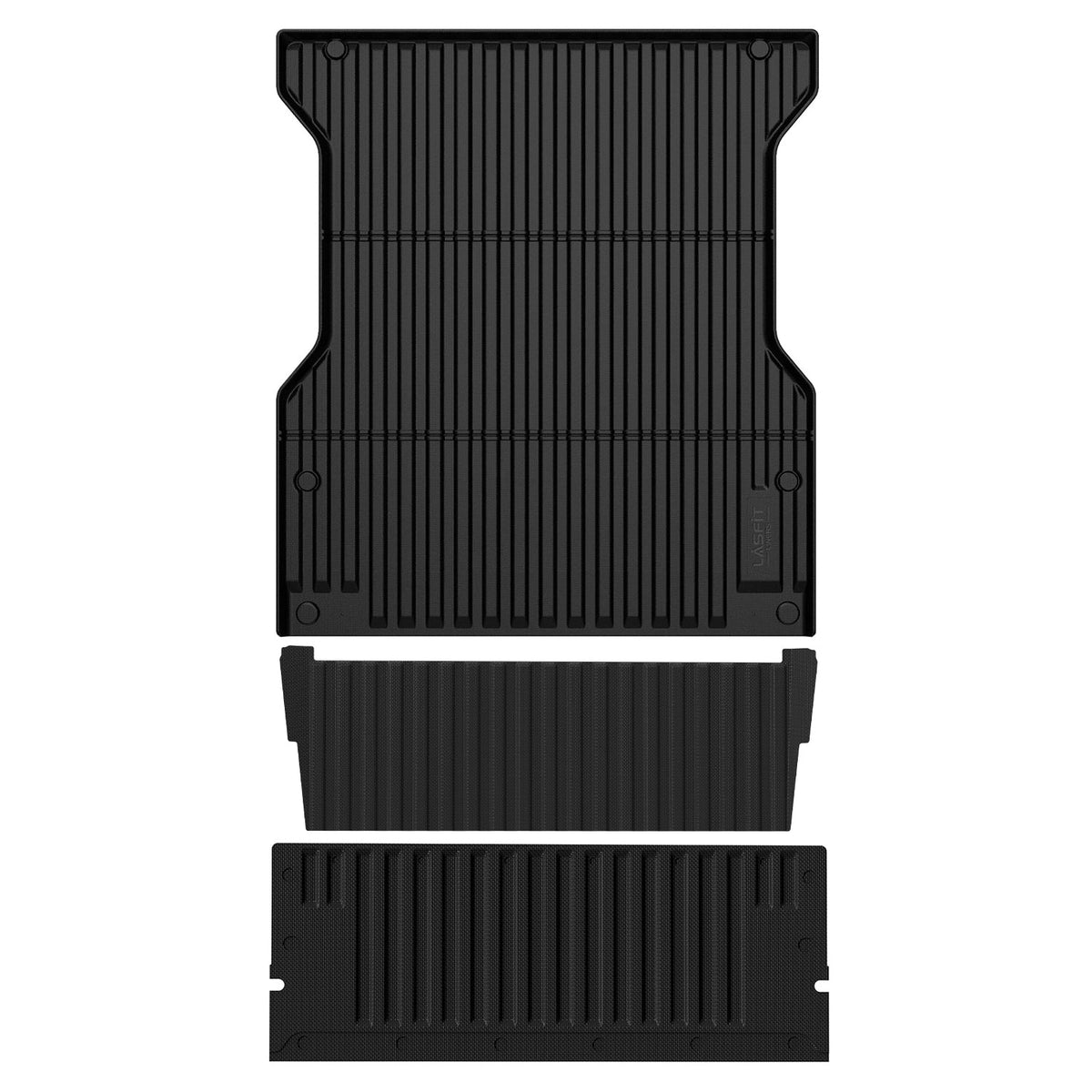 LASFIT Fit for 2024-2026 Toyota Tacoma 5FT or 6FT Heavy Duty Truck Bed Mat or Tailgate Mat or Front Panel Mat