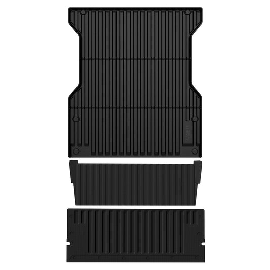 LASFIT Fit for 2024-2026 Toyota Tacoma 5FT or 6FT Heavy Duty Truck Bed Mat or Tailgate Mat or Front Panel Mat