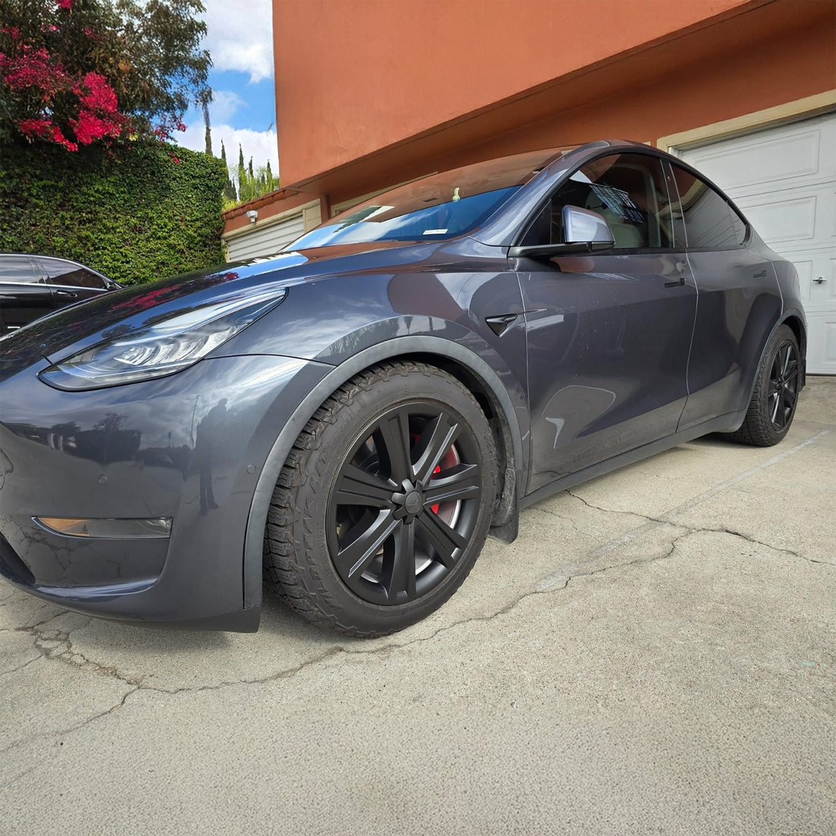 Yeslak Single Replacement Wheel Cover For Tesla Model Y 19'' Gemini Wheels & Model S 19" Tempest Wheels ((1 Piece))