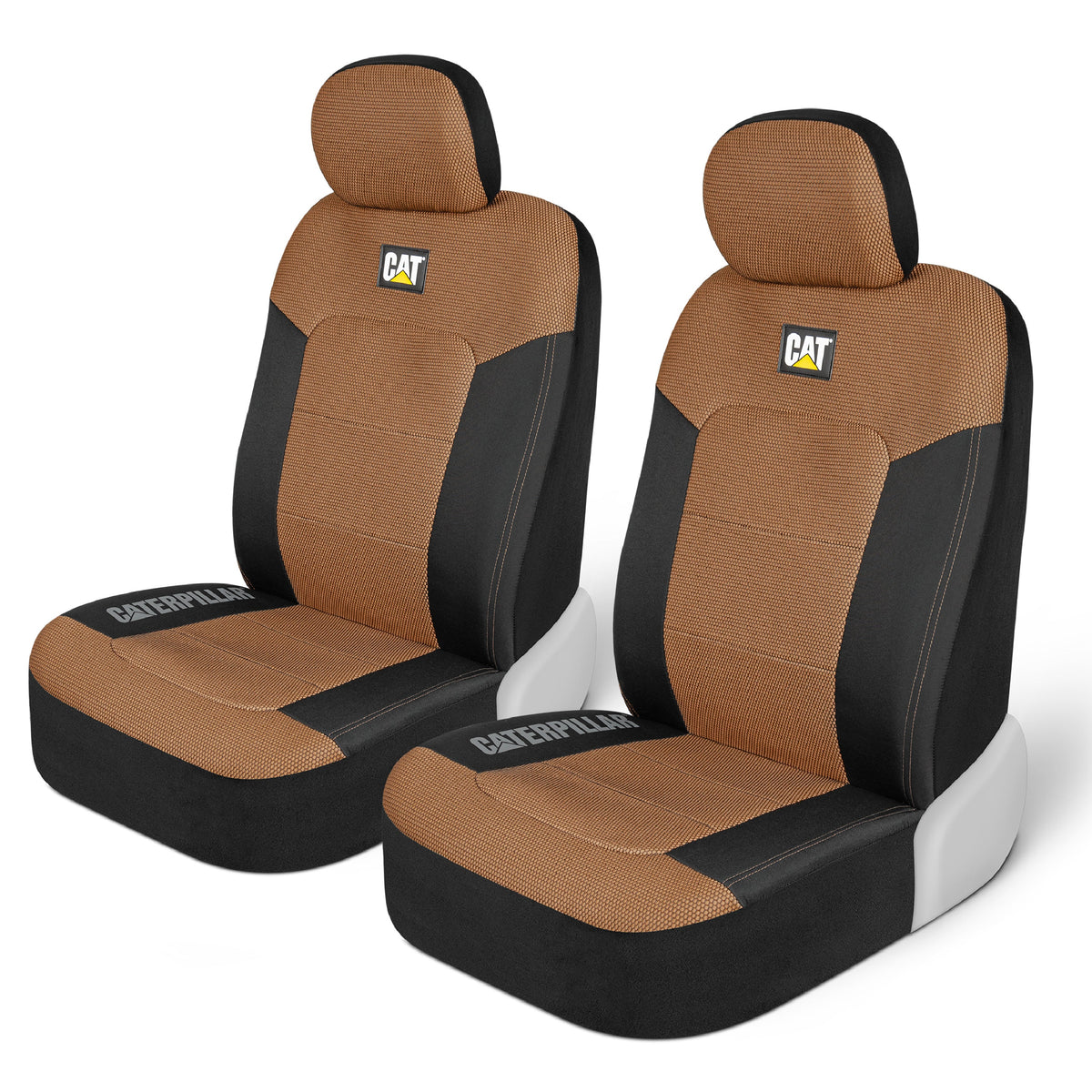 CAT 2-Pack MeshFlex Front Seat Covers - Beige