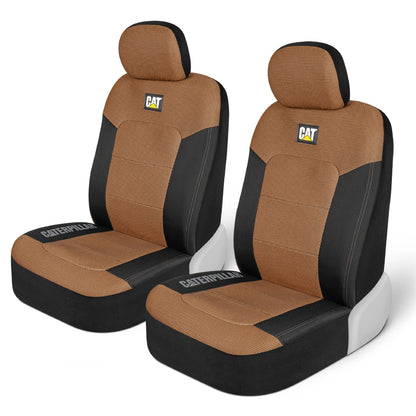CAT 2-Pack MeshFlex Front Seat Covers - Beige