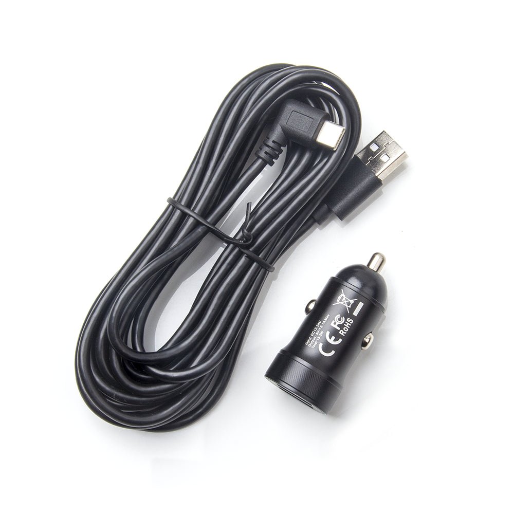 VIOFO A119 MINI/A119 MINI 2 Type-C Dual USB Car Charger with 11.48 ft Power Cable