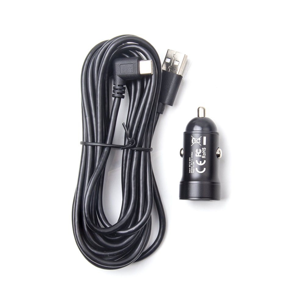 VIOFO A119 MINI/A119 MINI 2 Type-C Dual USB Car Charger with 11.48 ft Power Cable