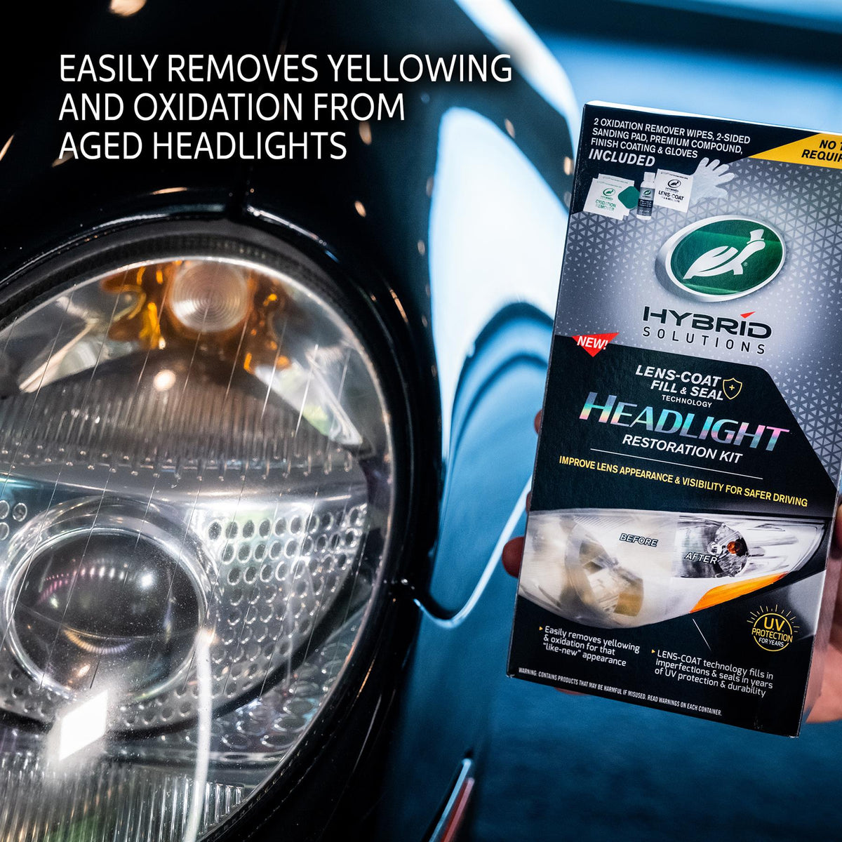 Turtle Wax Hybrid Solutions® Headlight Restoration Kit