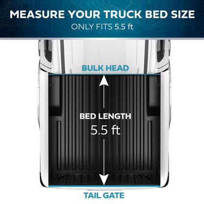 MotorBox Soft Roll-Up Truck Tonneau Cover for 1999-2016 or 2017-2024 Ford F-250 Super Duty/F-350 with 6.75 ft Bed Length, All-Weather Retractable