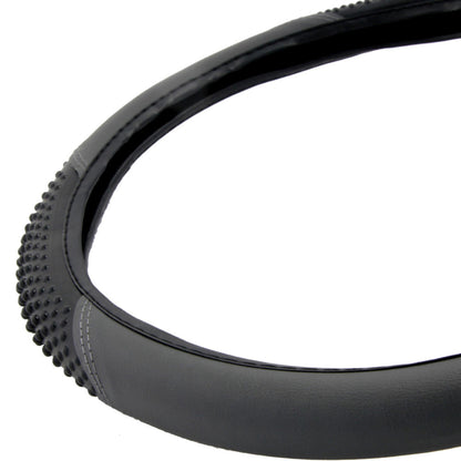 BDK Ergonomic Sport Massage Grip Steering Wheel Cover (Fits 14.5" - 15.5")