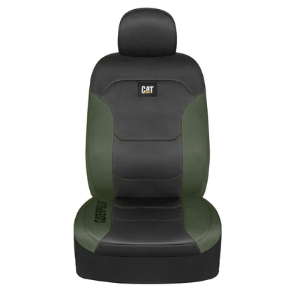 CAT 2-Pack FlexFit Front Seat Covers with Hexagonal Design
