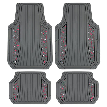 Hello Kitty Car Mats 4pc Floor Mats for Cars Trucks SUVs Kawaii Car Floor Mats for Women Men Accessories Rubber Heavy Duty Cute Non-Slip Always