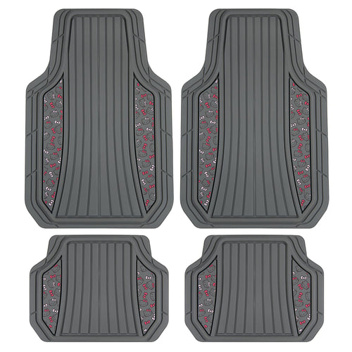 Hello Kitty Car Mats 4pc Floor Mats for Cars Trucks SUVs Kawaii Car Floor Mats for Women Men Accessories Rubber Heavy Duty Cute Non-Slip Always