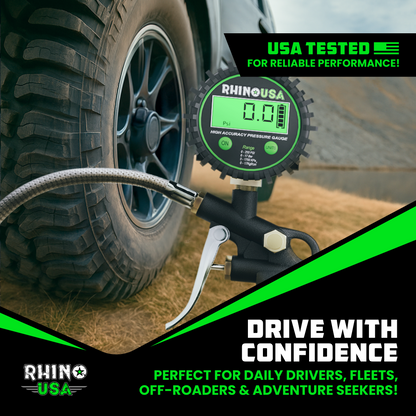 Rhino USA 250 PSI Digital Inflator Gauge