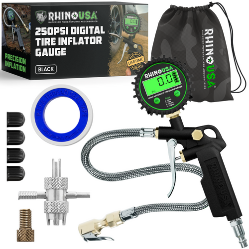 Rhino USA 250 PSI Digital Inflator Gauge