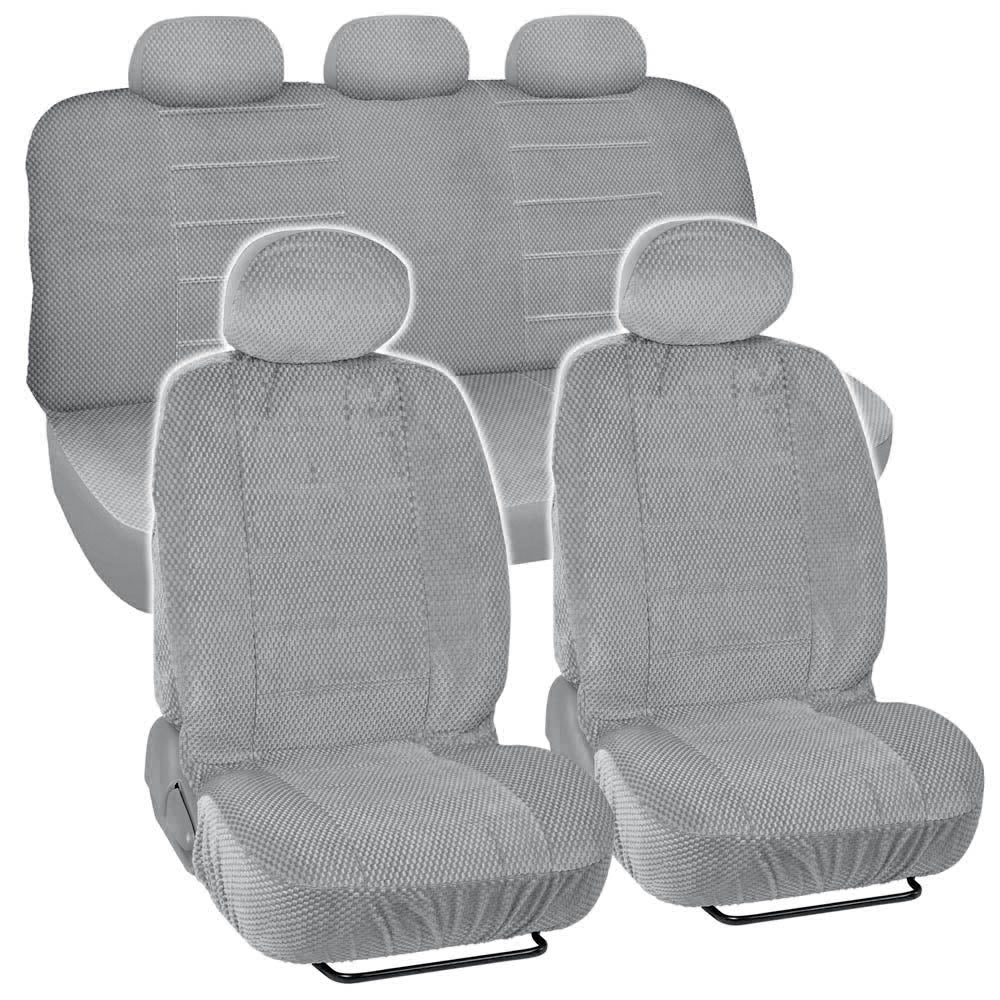 BDK CozySeats Fine Scottsdale Fabric Front Seat Covers and Rear Seat Covers