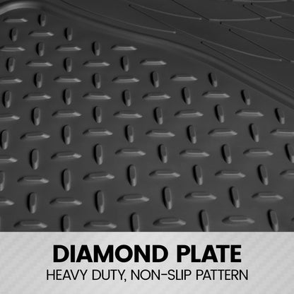 BDK Trunk/Cargo Rubber Liner - Heavy Duty, All Weather, Trim to Fit (53.8" x 43.2")