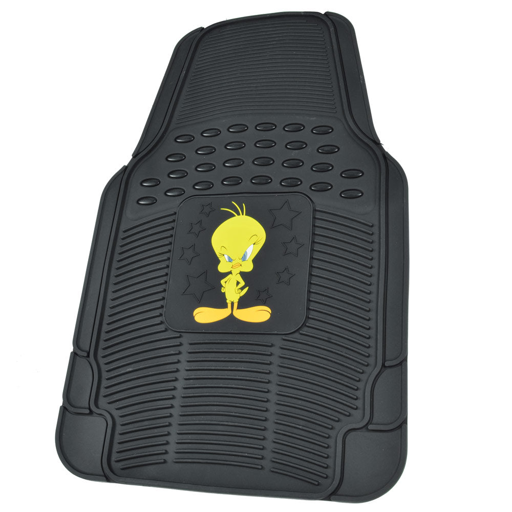 BDK Armored Super Hero Car Floor Mats - Officially Licensed DC Comics - All Weather Heavy Duty Auto Interior Liners for Car Truck Van SUV