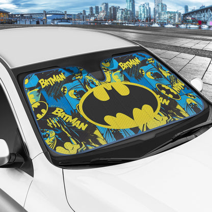 Warner Bros DC Comics Batman Front Windshield Sunshade (58" x 27")