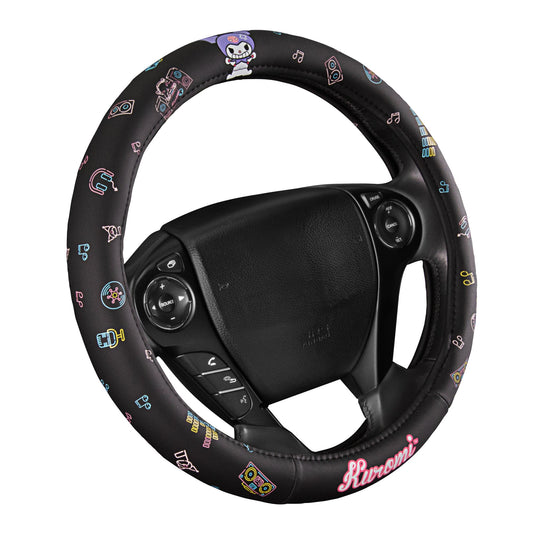 Product image: Carbella Sanrio Kuromi Neon Party Steering Wheel Cover (Fits 14.5" - | JiangCarGear