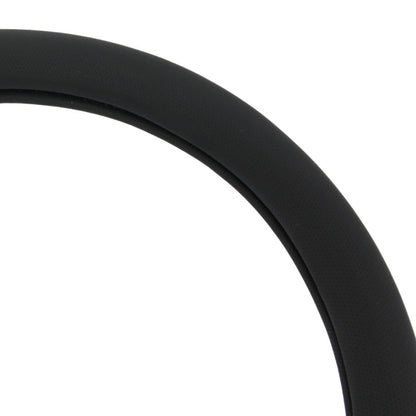 BDK Sporty Faux Leather Soft Grip Steering Wheel Cover (Fits 14.5" - 15.5")