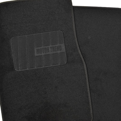 MotorTrend 4-Piece FatRug Premium Carpet Front Floor Mats and Rear Floor Mats with Heel Padding