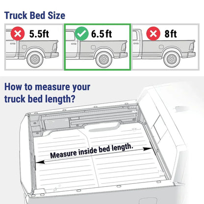 SYNETICUSA Toyota Tundra (6.5ft Bed) Enhanced MB Retractable Hard Tonneau Cover