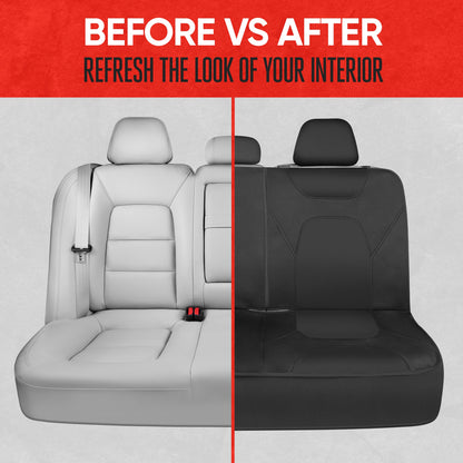 MotorTrend AquaShield Water-Proof Two-Tone Neoprene Rear Seat Covers