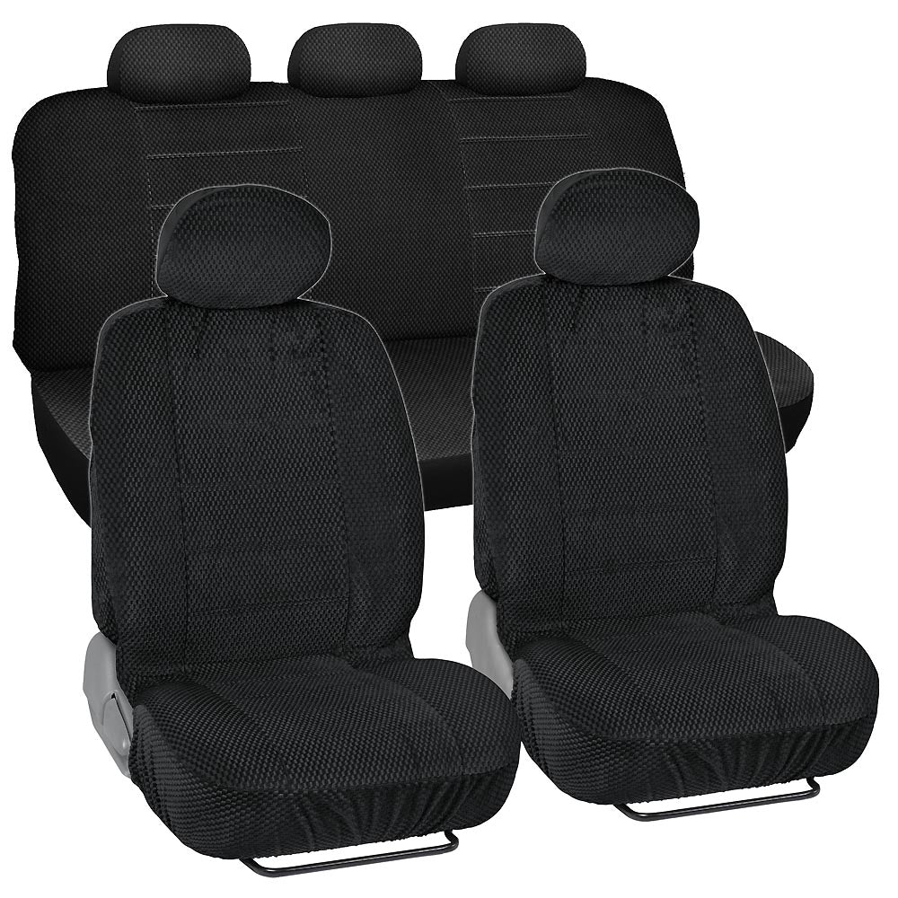 BDK CozySeats Fine Scottsdale Fabric Front Seat Covers and Rear Seat Covers