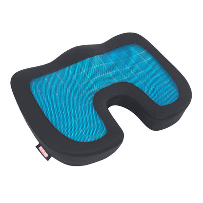Motor Trend Cooling Car Lumbar Support Cushion - Made with Memory Foam for Maximum Coccyx Comfort & Back Tailbone Pain Relief, Ideal for Car and