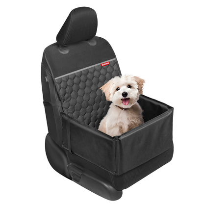 Motor Trend Dog Car Seat - 2 in 1 Waterproof Foldable Bucket Style Truck Dog Booster for Medium Size and Small Dogs – Pet Car Protector & Pet