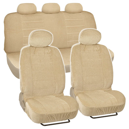 BDK CozySeats Fine Scottsdale Fabric Front Seat Covers and Rear Seat Covers