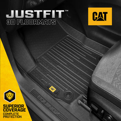CAT® JustFit™ 3D Custom Fit Floor Mats for Chevy Equinox GMC Terrain 2019 2020 2021 2022 2023 2024 - Heavy Duty Floor Liner Protection Laser