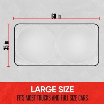 MotorTrend 1-Piece Universal Pop-Up Sunshade (68" x 35")